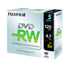 FUJIFILM DVD-RW 4.7GB Branded - Standard Case (5 Pack)