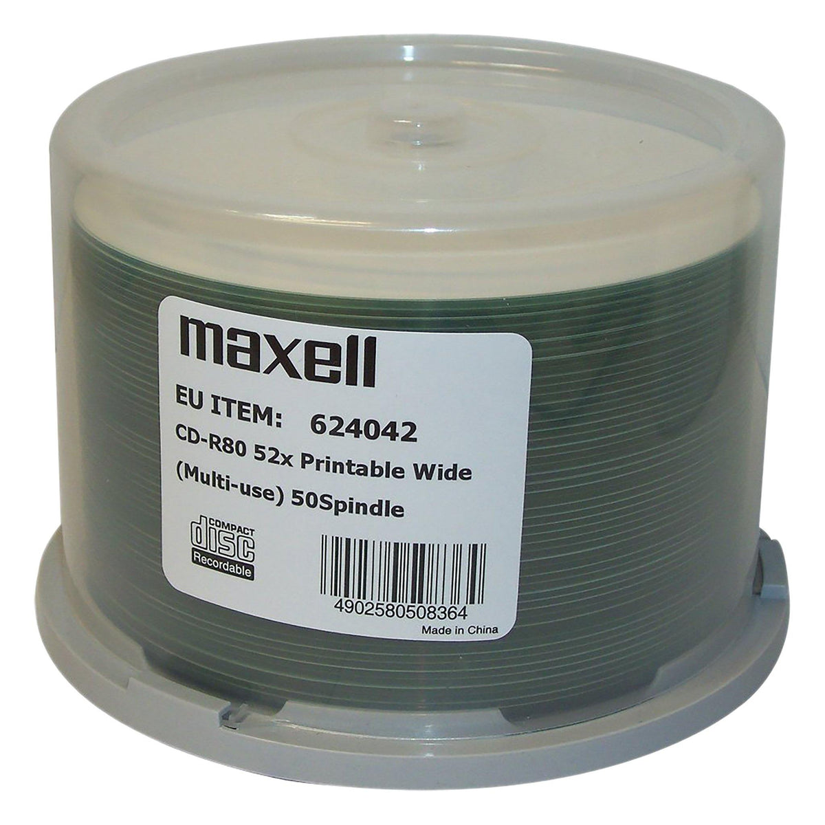 Maxell CD R 80 Printable 50 Cakebox PMD Data Solutions