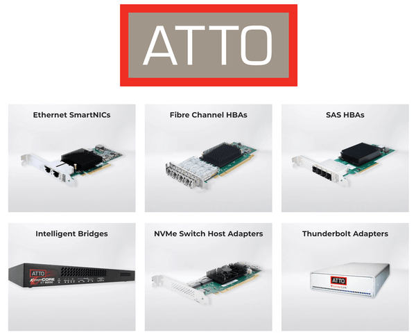 ATTO Technology Network and Storage Connectivity – PMD Data Solutions Ltd