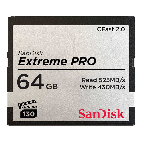 SanDisk Extreme PRO CFast 2.0 Memory Card 64GB