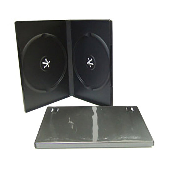 DVD Case Black Double - 100 Pack
