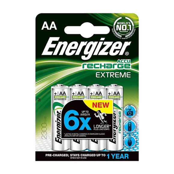 Energizer AA Rechargeable - 4 Pack
