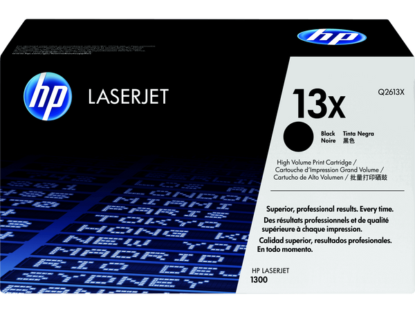 HP 13X High Yield Black Original LaserJet Toner Cartridge