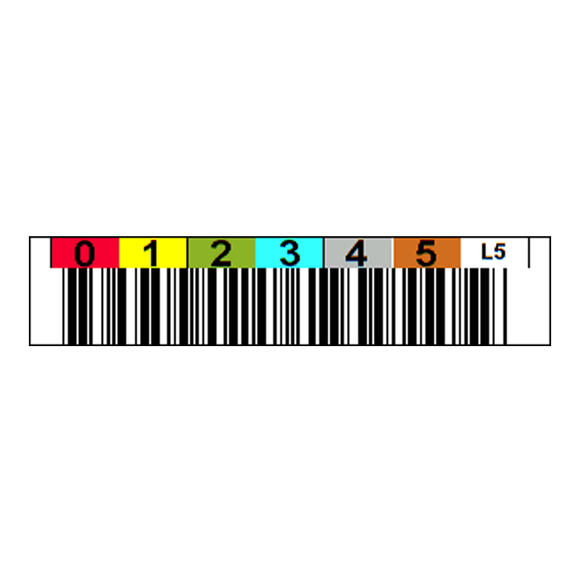 Tri-Optic LTO 5 Horizontal Barcode Labels - 20 Pack