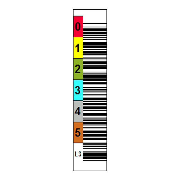 Tri-Optic LTO 3 Vertical Barcode Labels - 20 Pack