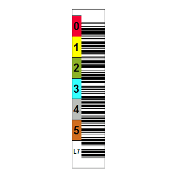 Tri-Optic LTO 7 Vertical Barcode Labels - 20 Pack