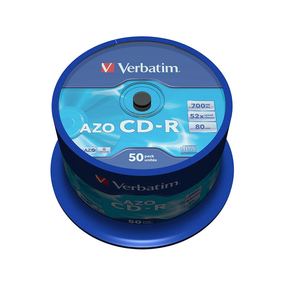 Verbatim CD-R 80 Branded - 50 Cakebox