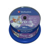 Verbatim DVD+R 4.7GB Inkjet Printable - 50 Cakebox