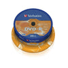 Verbatim DVD-R 4.7GB Branded - 25 Cakebox