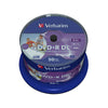 Verbatim DVD+R DL 8.5GB Inkjet Printable - 50 Cakebox