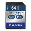 Verbatim SDXC Pro 64GB Memory Card