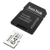 SanDisk High Endurance 64GB MicroSDXC Card & SD Adapter