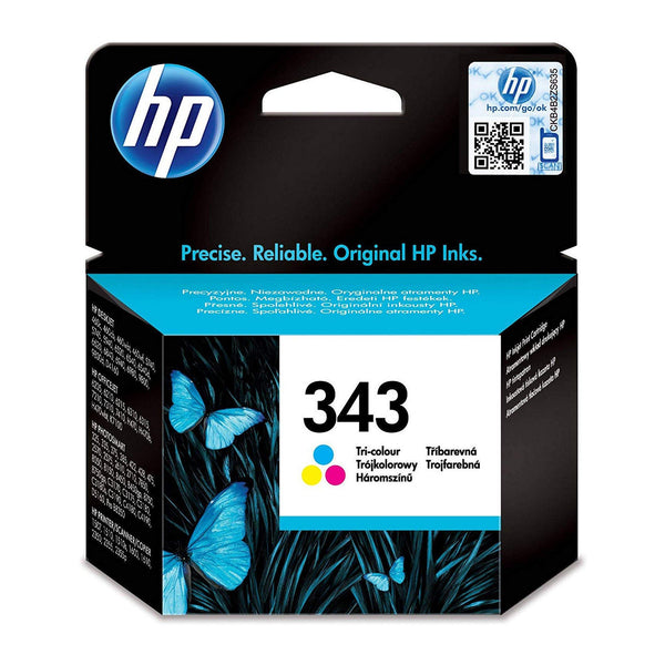 HP 343 Tri-colour Original Ink Cartridge (C8766EE)