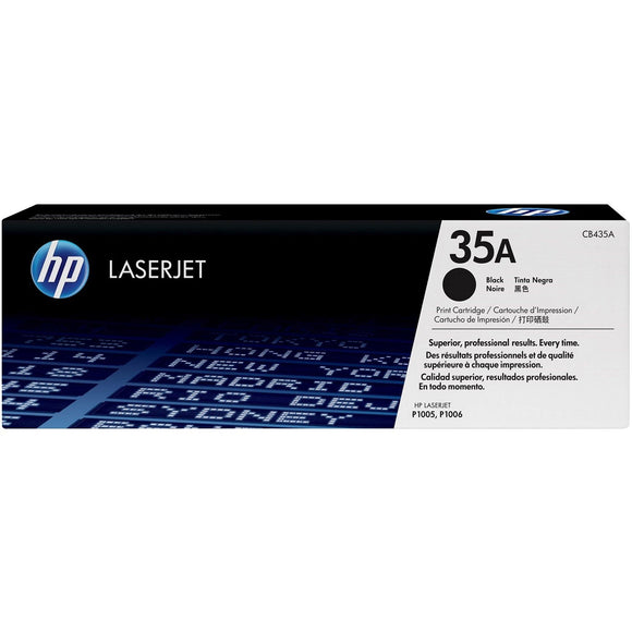 HP 35A Black Original LaserJet Toner Cartridge (CB435A)