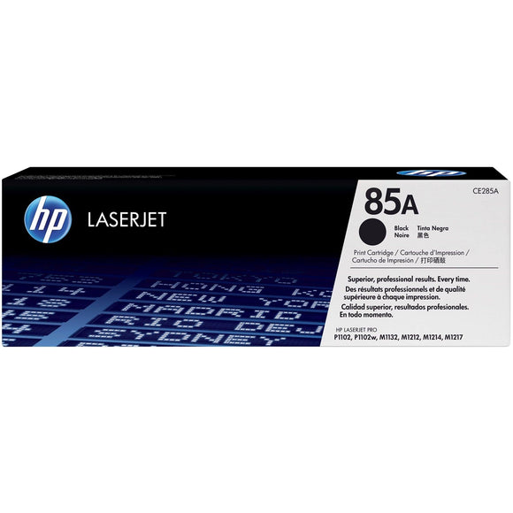 HP 85A Black Original LaserJet Toner Cartridge (CE285A)