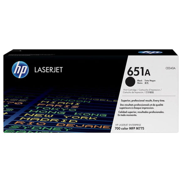 HP 651A Black Original LaserJet Toner Cartridge