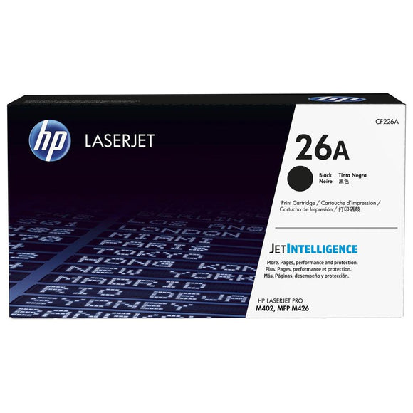 HP 26A Black Original LaserJet Toner Cartridge