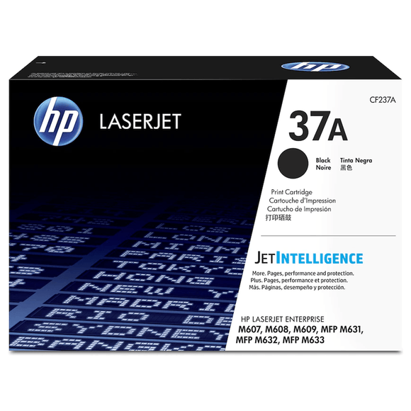 HP 37A Black Original LaserJet Toner Cartridge