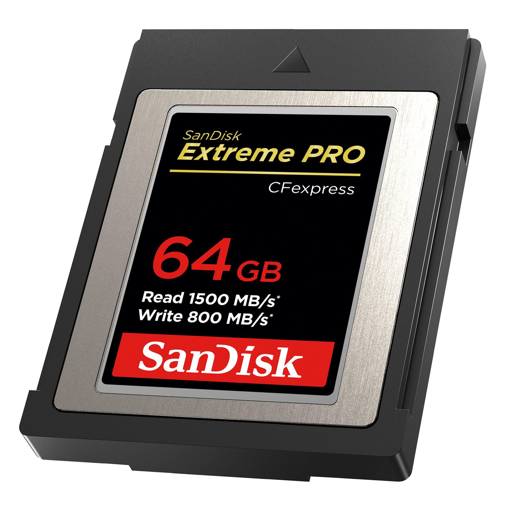Carte SD Type B SanDisk Extreme Pro CFexpress 64 Go Noir - Carte