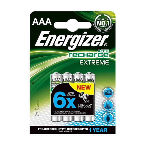 Energizer AAA Rechargeable - 4 Pack