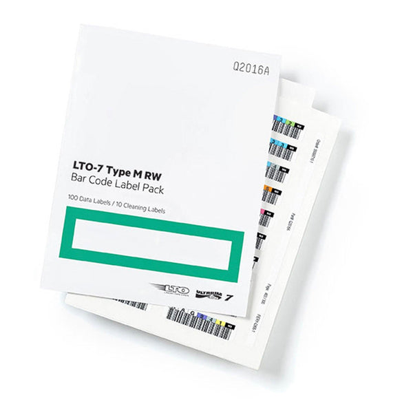 HPE LTO Ultrium 7 TYPE M Label Pack