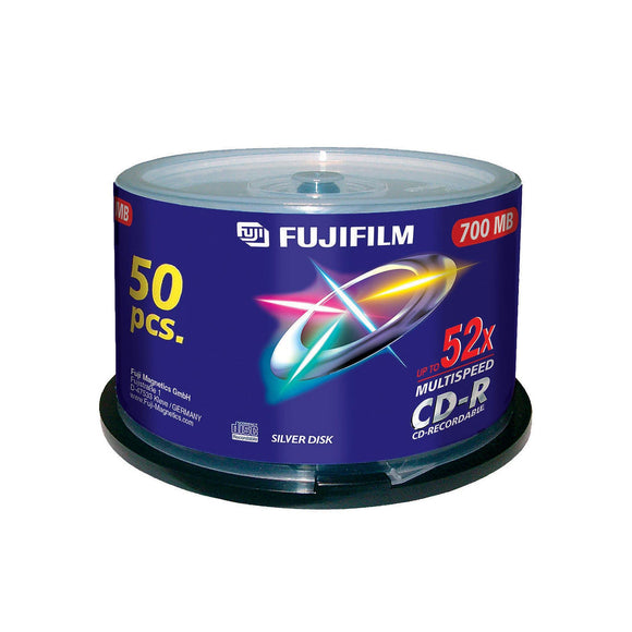 FUJIFILM CD-R 80 Branded - 50 Cakebox