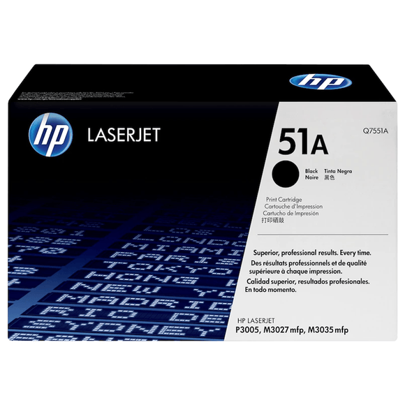 HP 51A Black Original LaserJet Toner Cartridge