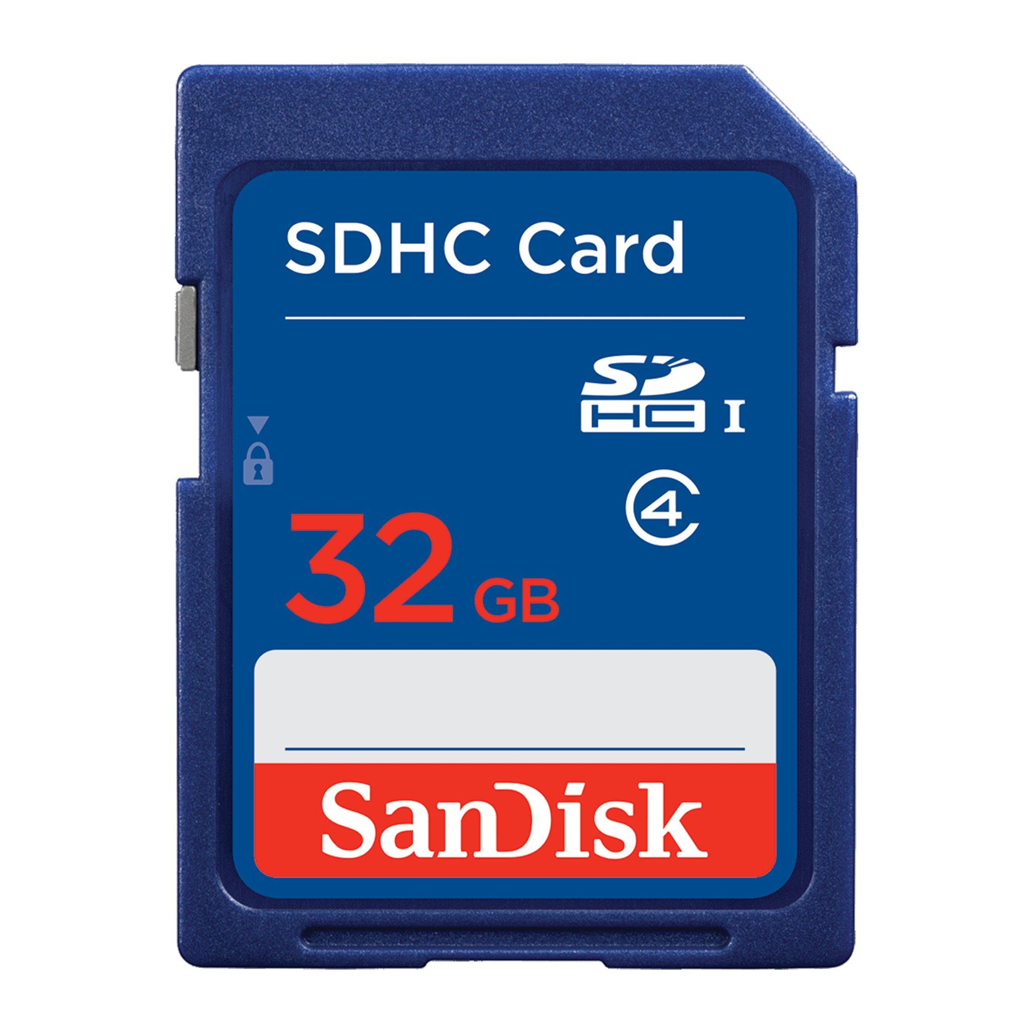 送料無料SanDisk 32 GB Class 4 SDHC Flash Memory Card Retail 2 Pack Works with Moultrie M-990i, A-7i, M-888 Mini, Panoramic 150 Game Trail Came並行輸入 SanDisk Micro SDHC CLASS 4 32GB SDSDQM-032G-B35
