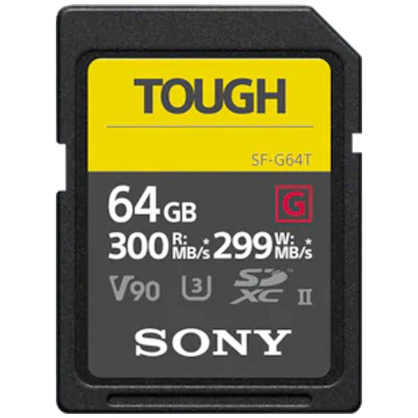 Sony SF-G Series Tough SDHC/SDXC UHS-II (64GB-256GB)