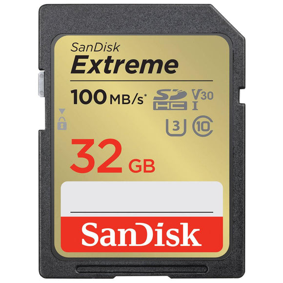 SanDisk 32GB Extreme SD Memory Card