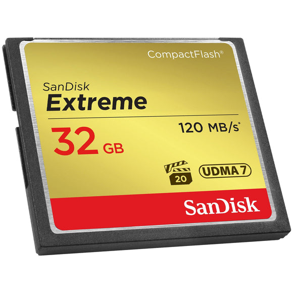 SanDisk Extreme CompactFlash Memory Card 32GB