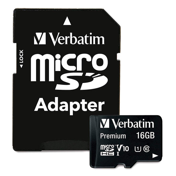 Verbatim MicroSDHC 16GB & Adapter